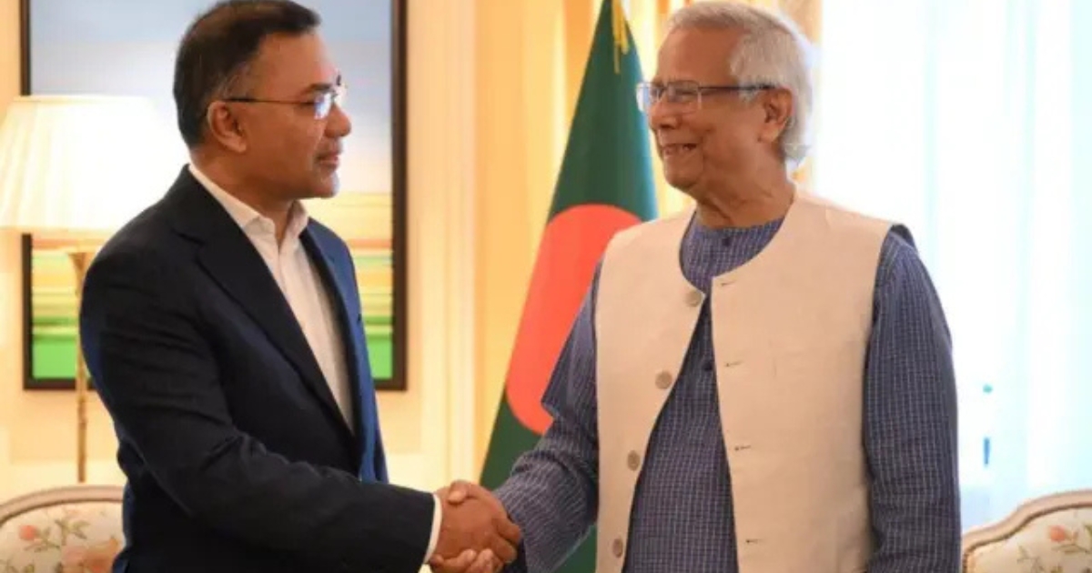 গণতন্ত্রের পথ সুগম করায় প্রধান উপদেষ্টাকে ধন্যবাদ জানালেন তারেক রহমান