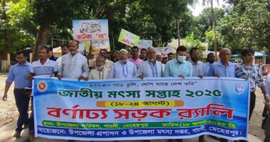 মেহেরপুরে জাতীয় মৎস্য সপ্তাহ উদযাপন