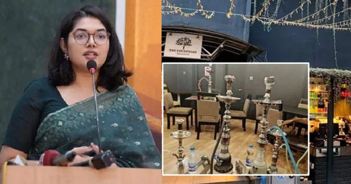 সাবেক হিট অফিসার বুশরার স্বামীর সিসা লাউঞ্জে পুলিশের অভিযান