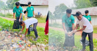 দীঘিনালায় বিডি ক্লিনের নবম প্রতিষ্ঠা বার্ষিকীতে পরিচ্ছন্নতা অভিযান
