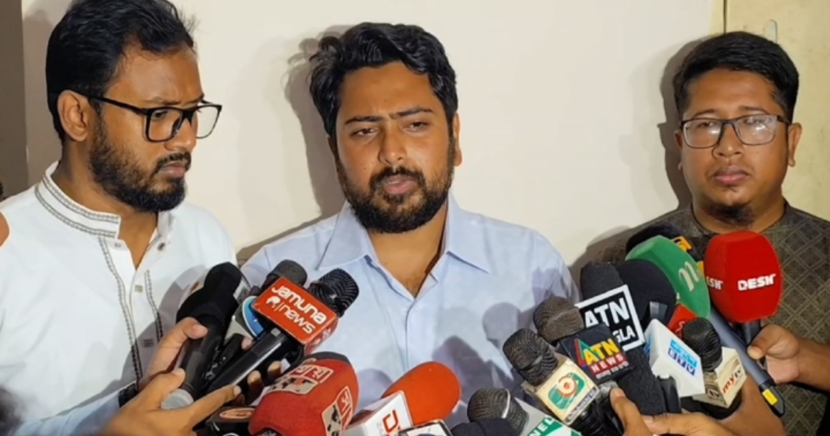 আমরা বাংলাদেশপন্থি সংস্কার চাই, কাঠামোগত পরিবর্তন না এলে নির্বাচন প্রত্যাখ্যান করব : নাহিদ ইসলাম