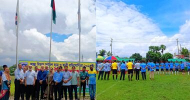 গবিতে বর্ণাঢ্য আয়োজনে শুরু হলো আন্তঃবিভাগ ফুটবল প্রতিযোগিতা