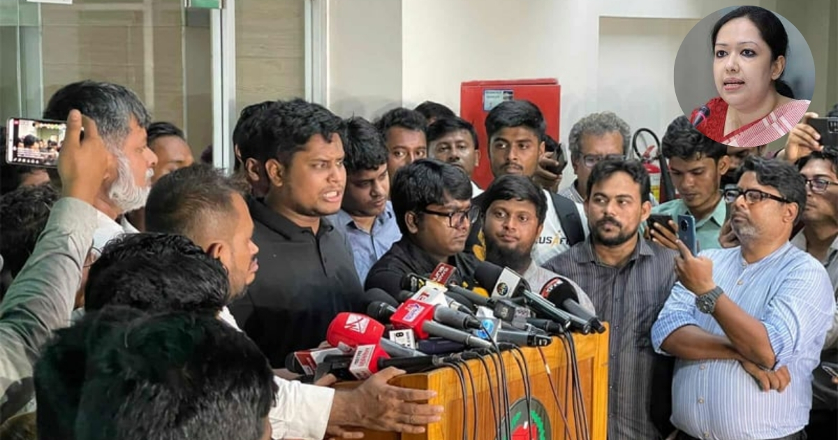 হাসিনার পতনে সবচেয়ে বেশি কষ্ট পেয়েছেন রুমিন ফারহানা : হাসনাত