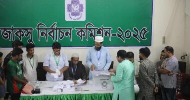 জাকসু নির্বাচনে চলছে ভোট গণনা, শুক্রবার দুপুরে ফল প্রকাশ