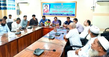 নলডাঙ্গায় নতুন ইউএনও র সাথে সুধীজনদের মত বিনিময় সভা অনুষ্ঠিত