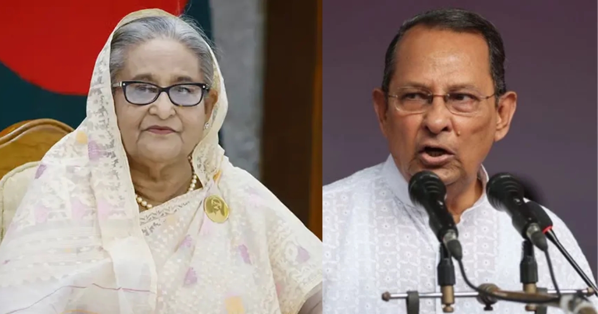 হাসিনাকে জামায়াতের মেরুদণ্ড ভেঙে দেওয়ার পরামর্শ দিয়েছিলেন ইনু