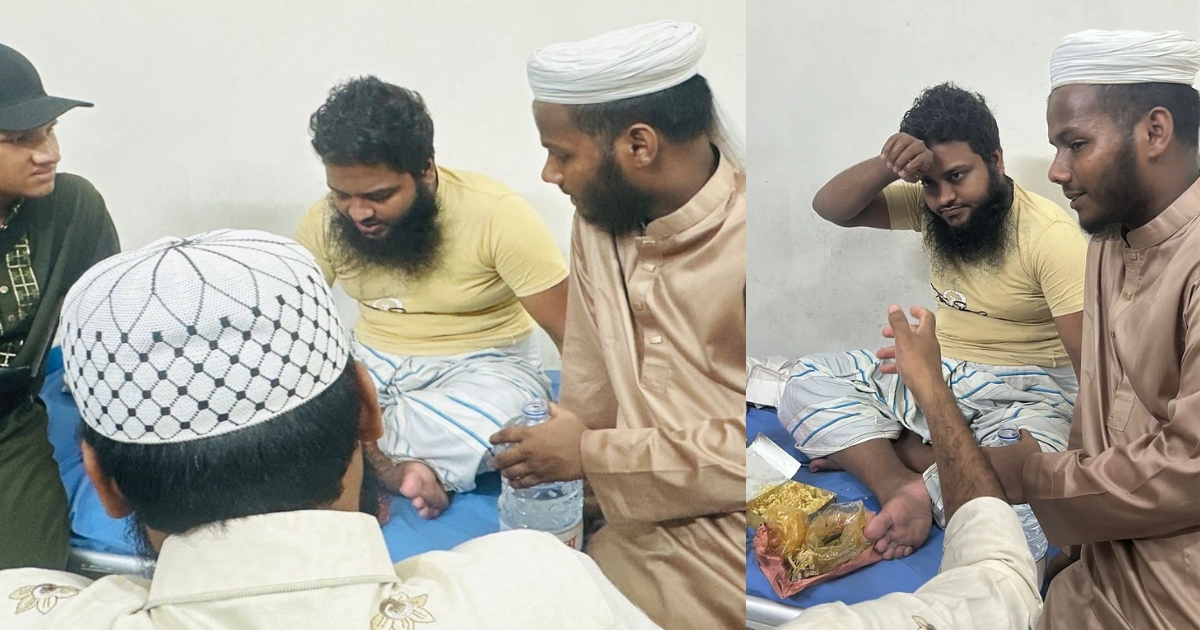 রিকশা ও মাইক্রো যোগে তুলে নেওয়া হয় আমাকে : মাওলানা মামুন