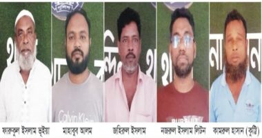 কুমিল্লায় আওয়ামী লীগের ৫ সন্ত্রাসীকে কারাগারে প্রেরণ