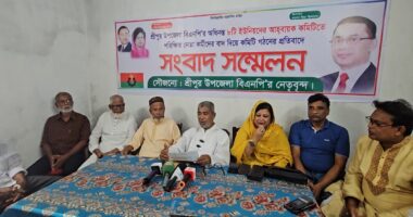 সদ্য ঘোষিত বিএনপির ইউনিয়ন কমিটি বাতিলের দাবিতে সংবাদ সম্মেলন