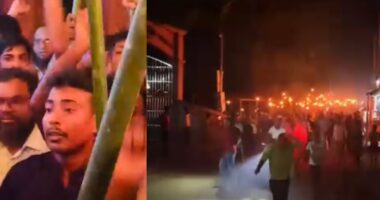 বাজিতপুরকে জেলা ঘোষণার দাবিতে মশাল মিছিল, উত্তপ্ত জনপদ