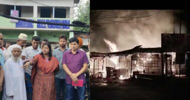 তালায় আগুনের ভস্মিভূত দোকানপাট,ক্ষতির পরিমান ৮ লক্ষাধিক টাকা