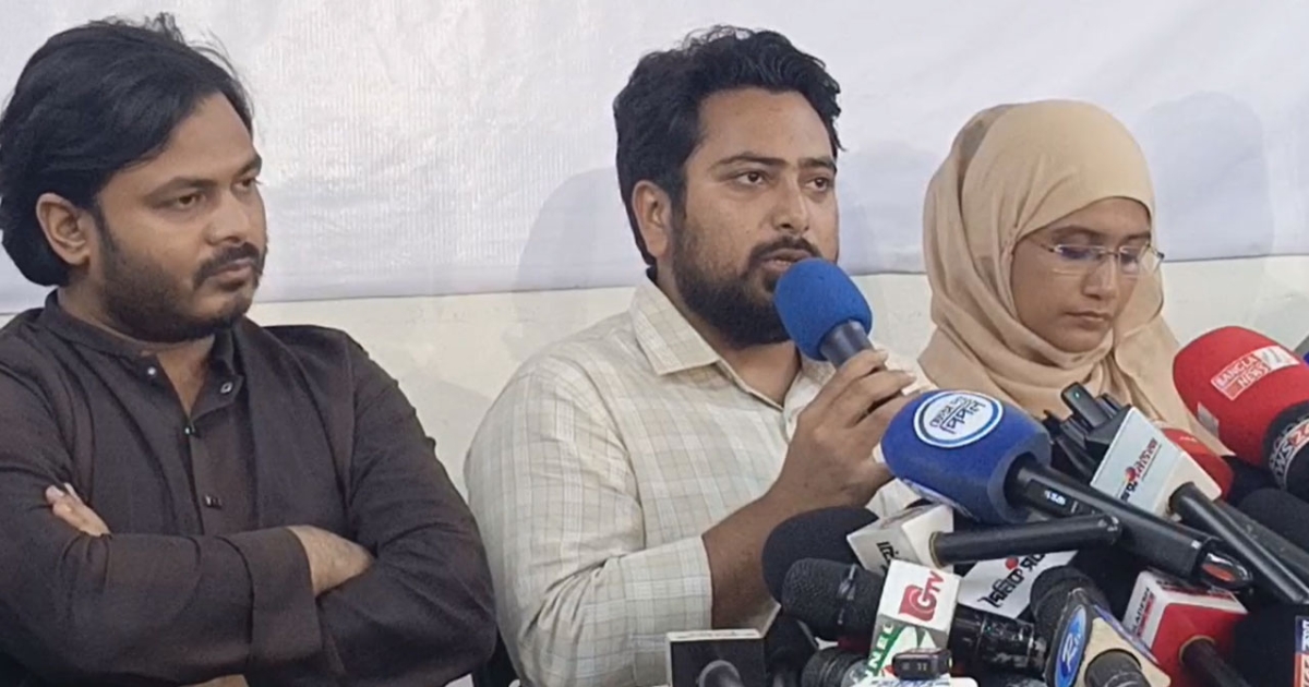 জুলাই সনদের আইনিভিত্তি নিশ্চিত না হলে অনুষ্ঠানে অংশীদার হবো না : নাহিদ ইসলাম