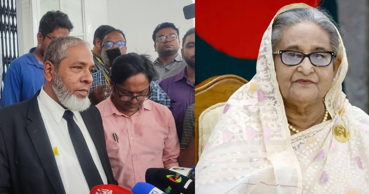 হাসিনা পালিয়ে যাননি, যেতে বাধ্য করা হয়েছে : আইনজীবী
