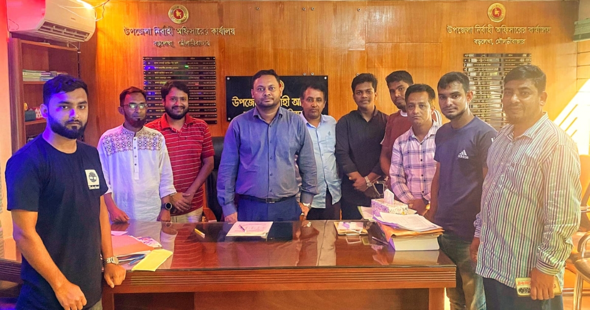 জাতীয় নিরাপদ সড়ক দিবস উদযাপনে বড়লেখায় ইউএনও’র সাথে নিসচা’র বৈঠক