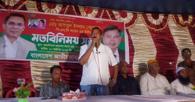 মধুপুরে একের পর এক মতবিনিময় সভা করছেন বিএনপি নেতা লে. কর্নেল (অব.) আজাদ