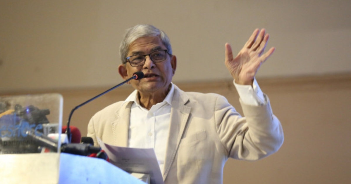 নির্বাচনের আগে গণভোট অপ্রয়োজনীয় ও অযৌক্তিক: মির্জা ফখরুল