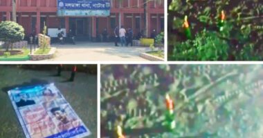 নলডাঙ্গায় নাশকতা ও রাষ্ট্রবিরোধী কর্মকান্ড, ককটেল,পেট্রোল বোমা উদ্ধার- থানায় মামলা
