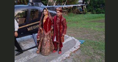 হেলিকপ্টার যোগে টংগিবাড়ীতে ব্যতিক্রমধর্মী বিবাহ সম্পন্ন