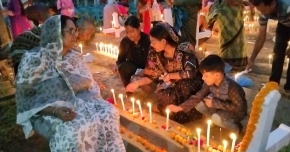 নাটোরের ‎বড়াইগ্রামে খ্রিস্টান ধর্মপল্লীগুলোতে ‘অল সোলস ডে’ পালিত