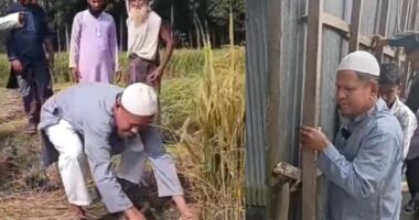 গণসংযোগে গিয়ে জনসেবায় ব্যস্ত আনোয়ারুল ইসলাম চান