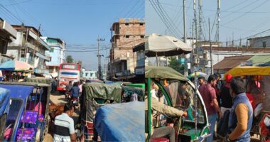 দীঘিনালায় নির্দিষ্ট স্টেশন না থাকায় বোয়ালখালী বাজারে যানজটের ভোগান্তি
