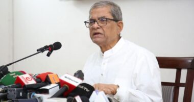 বর্তমান সরকারকে বেকায়দায় ফেলতে ও নির্বাচন বাধাগ্রস্ত করতেই এই গণসংযোগে হামলা : ফখরুল