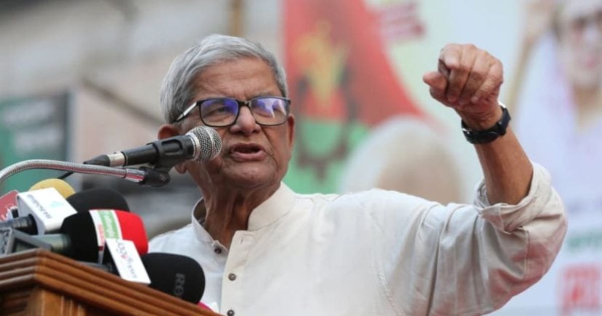দেশের ভবিষ্যৎ রাজনৈতিক স্থিতিশীলতার জন্য ,ফেব্রুয়ারিতেই গণভোট ও নির্বাচন একই দিনে হতে হবে : মির্জা ফখরুল