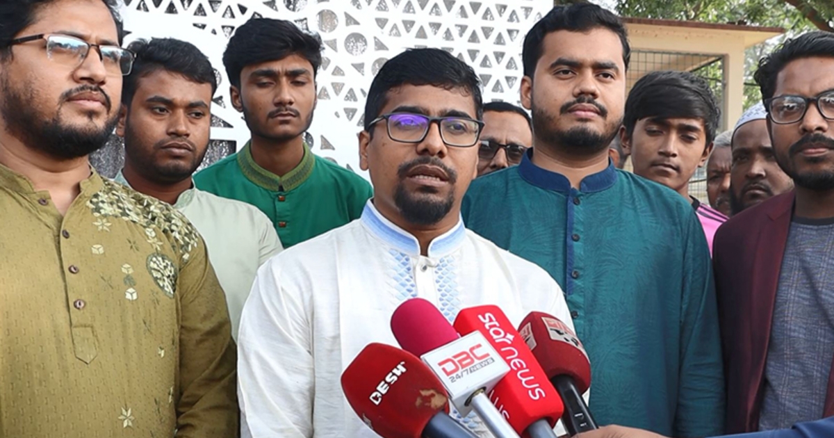ছাত্রদলকে ছাত্রসমাজ লাল কার্ড দেখিয়ে দেবে : শিবির সেক্রেটারি