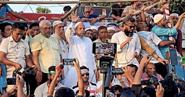 সেনবাগে বিএনপি নেতার শোডাউন, ঐক্যের বার্তা দিলেন কাজী মফিজুর রহমান