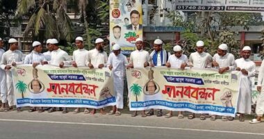 বাউল শিল্পী আবুল সরকারের সর্বোচ্চ শাস্তির দাবিতে মানববন্ধন