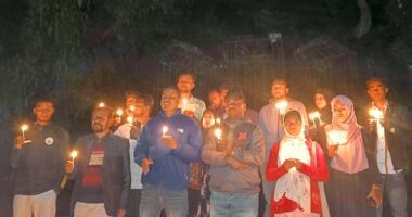 দুর্গাপুরে মুক্ত দিবসে ছাত্র ইউনিয়নের মোমবাতি প্রজ্জ্বলন