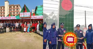 উৎসবমুখর পরিবেশে নোয়াখালীর সেনবাগে মহান বিজয় দিবস উদযাপিত