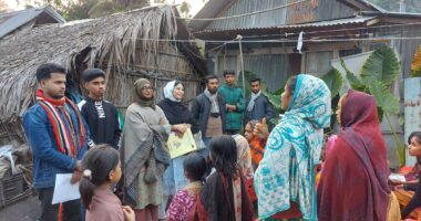 জনগণের দোরগোড়ায় তারেক রহমানের সালাম পৌঁছে দিচ্ছেন বিএনপির মহিলা নেত্রীরা