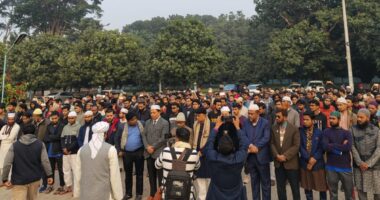 নীরবকান্নায় ভিজল রাবি : হাদির গায়েবানা জানাজা