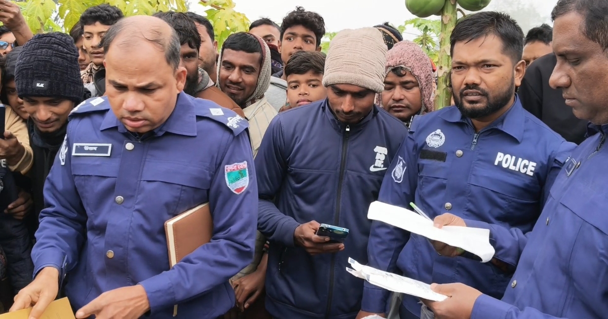 গাংনীর হাড়াভাঙ্গা মাঠ থেকে একজনের ম/র/দেহ উদ্ধার