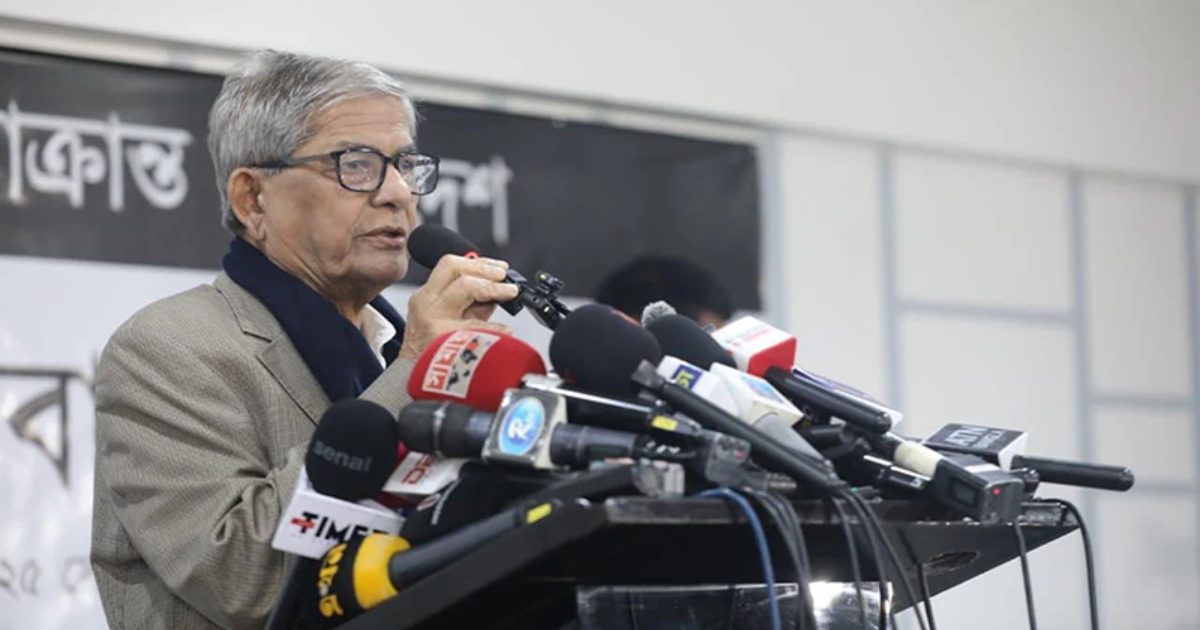 গণতন্ত্র উত্তরণকে বাধাগ্রস্ত করতে একটি মহল ‘ভয়ংকর চক্রান্ত’ করছে : মির্জা ফখরুল