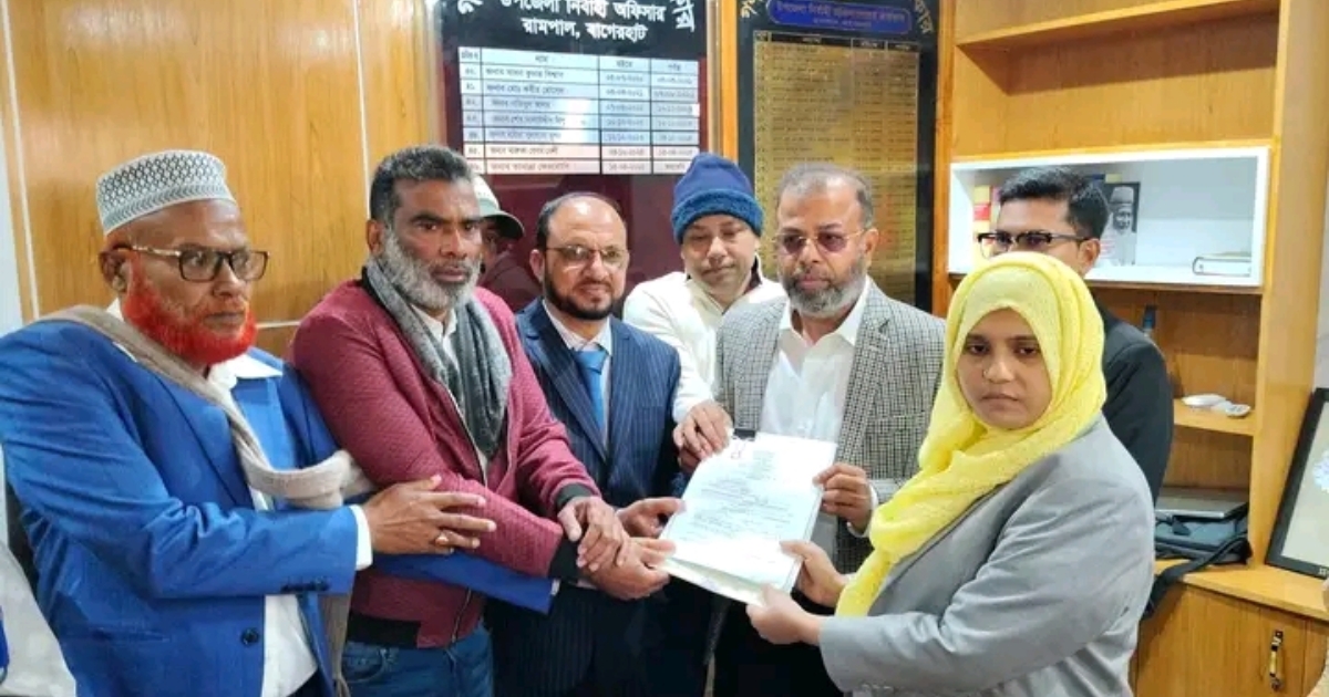 বাগেরহাট -৩ আসনের “ধানের শীষ” প্রতীকে মনোনয়নপত্র জমা দিয়েছেন শেখ ফরিদুল ইসলাম