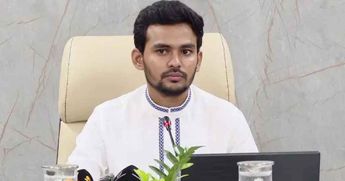 কোনো দলে নয়, ঢাকা–১০ আসন থেকে স্বতন্ত্র প্রার্থী হিসেবে প্রতিদ্বন্দ্বিতা করবেন আসিফ মাহমুদ
