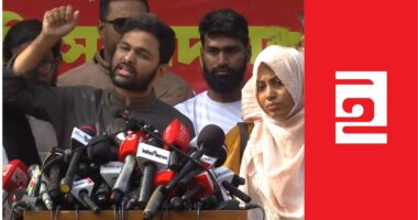 হাদির বিচার ছাড়া দেশে কোনো নির্বাচন হতে দেব না, প্রয়োজনে সরকার পতনের আন্দোলনে নামবে : ইনকিলাব মঞ্চ