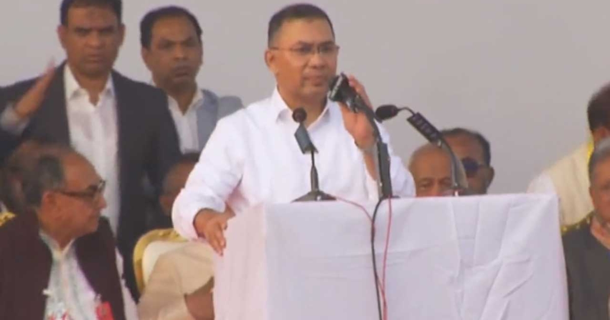 রাব্বুল আলামিনের দয়ায় মাতৃভূমিতে ফিরে এসেছি : তারেক রহমান