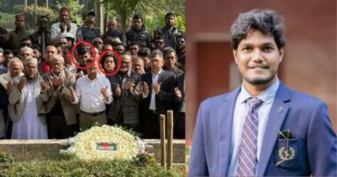 হাদির কবর জিয়ারতে তারেক রহমানের প্রটোকল ভাঙার অভিযোগ, আবিদ–মায়েদের বিরুদ্ধে
