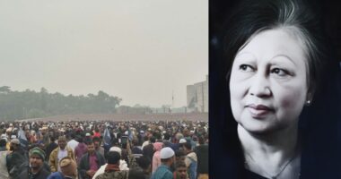 খালেদা জিয়ার জানাজায় খুলে দেওয়া হলো জাতীয় সংসদের দক্ষিণ প্লাজার প্রবেশ পথ
