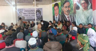 নাসিরনগরে দেশনেত্রী বেগম খালেদা জিয়ার রুহের মাগফেরাত কামনায় মিলাদ ও দোয়া মাহফিল
