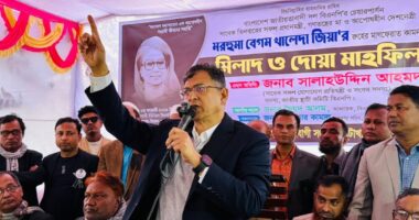 দেশ ও জাতির কল্যাণে আলেম ওলামাদের অবদান অনস্বীকার্য : সালাহউদ্দিন আহমদ