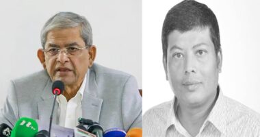 অন্তর্বর্তী সরকারকে বেকায়দায় ফেলতেই স্বেচ্ছাসেবক দলের সাবেক নেতা মোসাব্বিরকে হত্যা করা হয়েছে : মির্জা ফখরুল