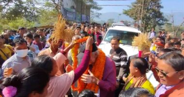 আনুষ্ঠানিকভাবে দুর্গম থানচি উপজেলা থেকে নির্বাচনী প্রচারণা শুরু করলেন রাজপুত্র সাচিং প্রু জেরী