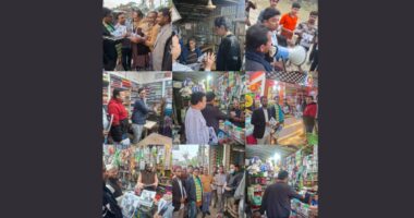 লালমোহনে ধানের শীষ প্রতীকের পক্ষে জাতীয়তাবাদী ছাত্র ফোরামের সাবেক নেতৃবৃন্দের প্রচারণা