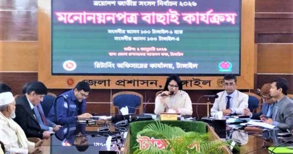 টাঙ্গাইলে ৯ প্রার্থীর মনোনয়নপত্র বাতিল