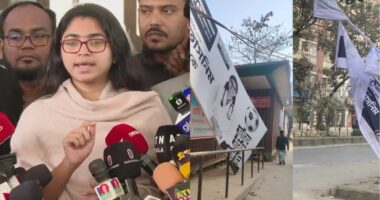 বিপক্ষ দলের ব্যানার ছিঁড়ে ফেলার সংস্কৃতি ছাড়ুন: তাসনিম জারা