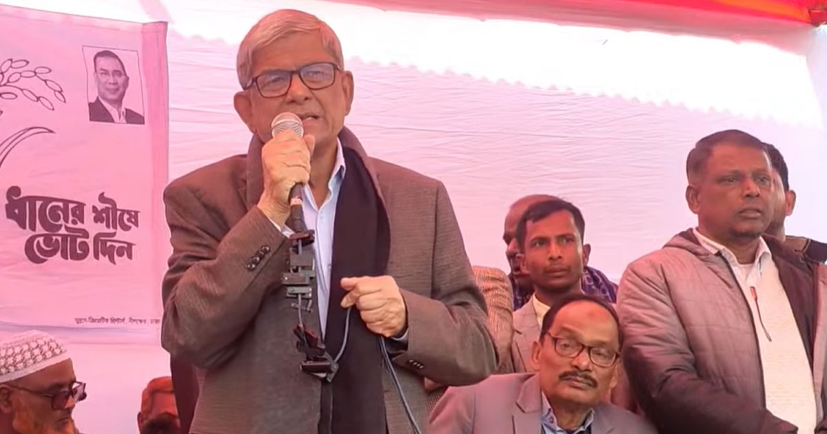 শেখ হাসিনা রাজনীতিতে আর প্রাসঙ্গিক থাকবেন না : মির্জা ফখরুল